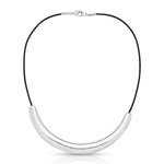 ARO ABAULADO E LISO EM COURINO 40cm