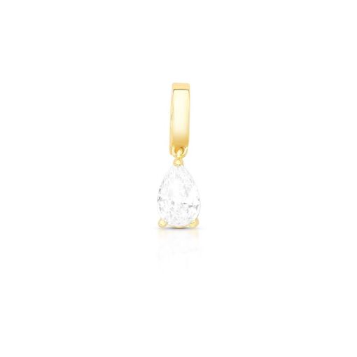 PINGENTE COM CRISTAL EM GOTA