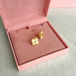 BRINCO TREVO BANHO OURO 18K