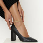 TORNOZELEIRA EM MALHA SNAKE LISA 4MM