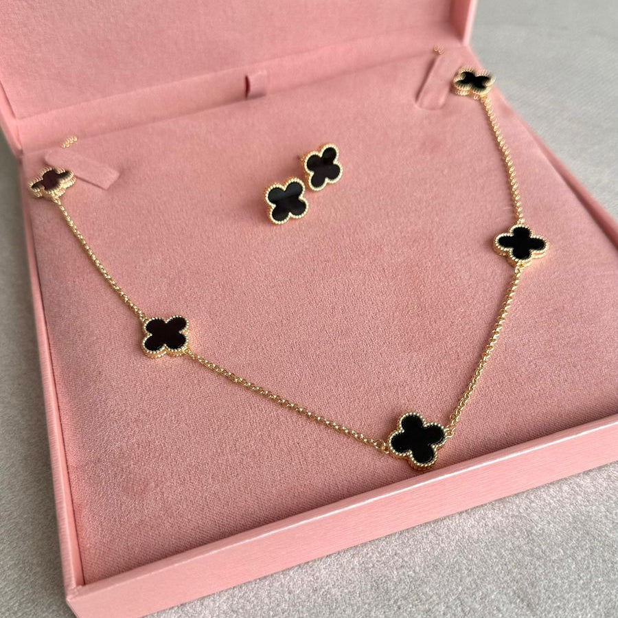 Colar 5 Trevos 60cm + extensor