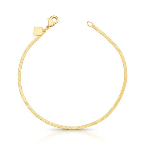 PULSEIRA MALHA LAMINADA 2MM LISA