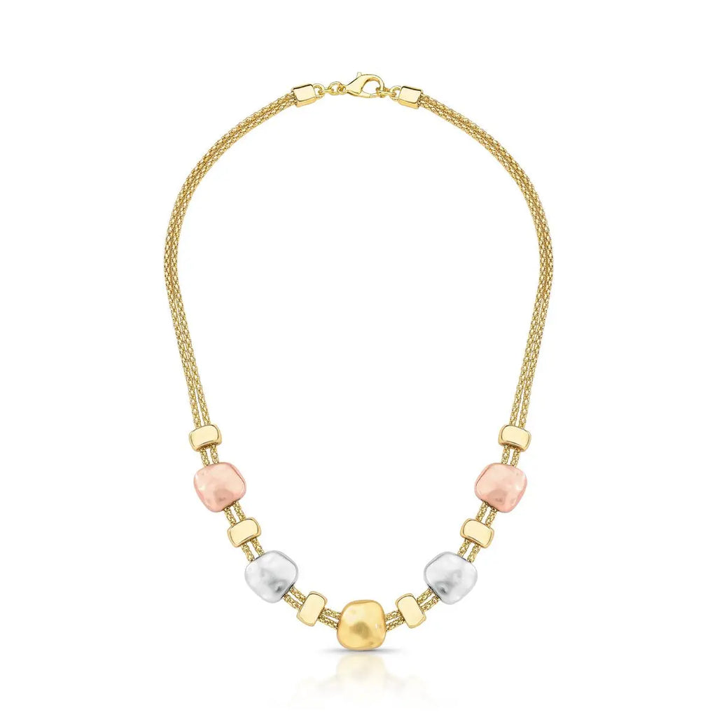 COLAR DUAS VOLTAS RETANGULAR E QUADRADA