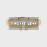 BRACELETE T LISO ABERTURA FRONTAL BANHO OURO 18K