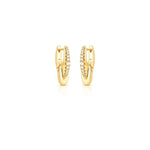 ARGOLA OVAL COM CRISTAIS E ZIRCÔNIAS