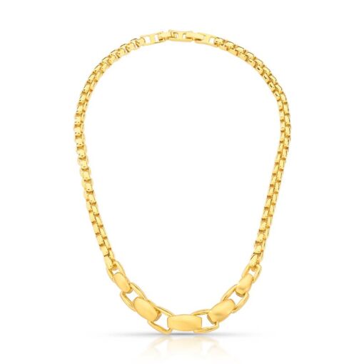 COLAR ELOS INTERCALADOS VAZADOS E ACETINADO