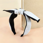 houndstooth Big Bow Hairbands Headbands Ornament Accessories For Women Hair Accessories Wholesale