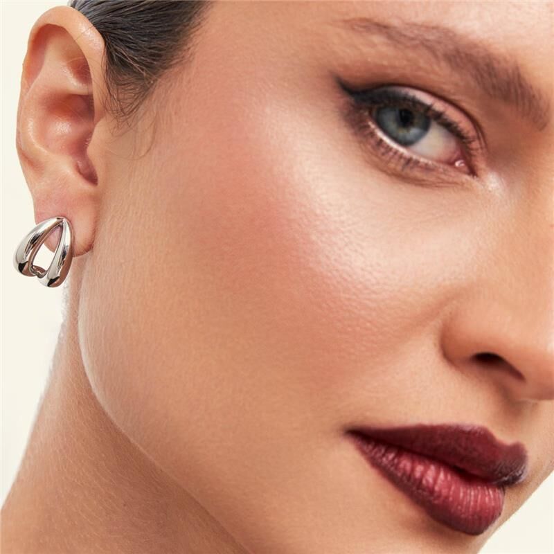 BRINCO ABAULADO COM DUAS VOLTAS VAZADO