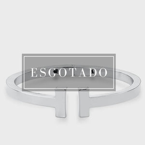 BRACELETE T LISO ABERTURA FRONTAL RÓDIO BRANCO