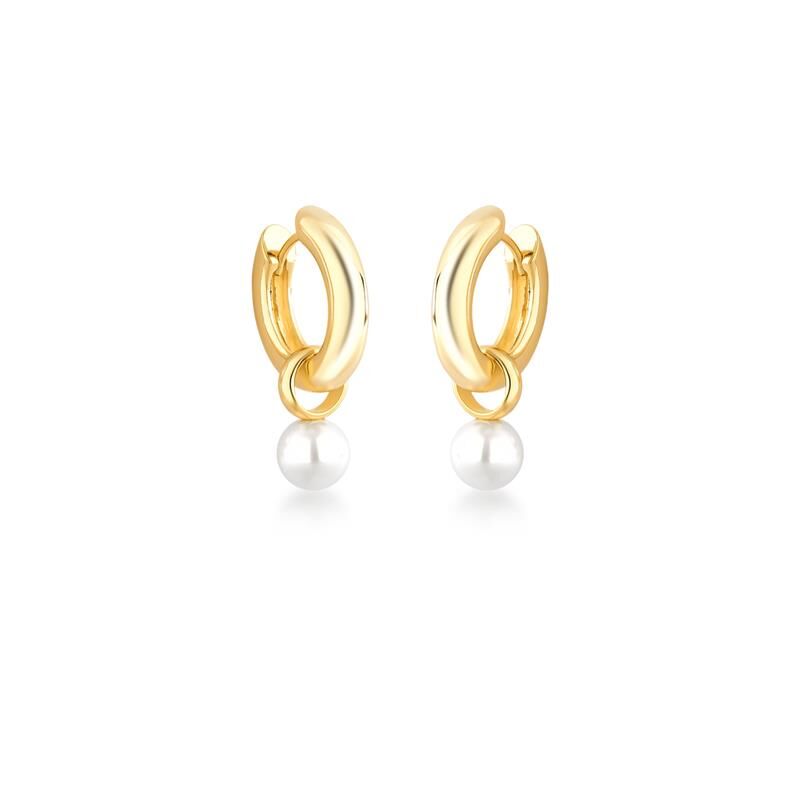 ARGOLA COM PINGENTE DE PÉROLA SHELL