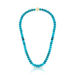 COLAR COM PEDRAS NATURAIS TURMALINA REDONDAS E FECHO ÍMÃ