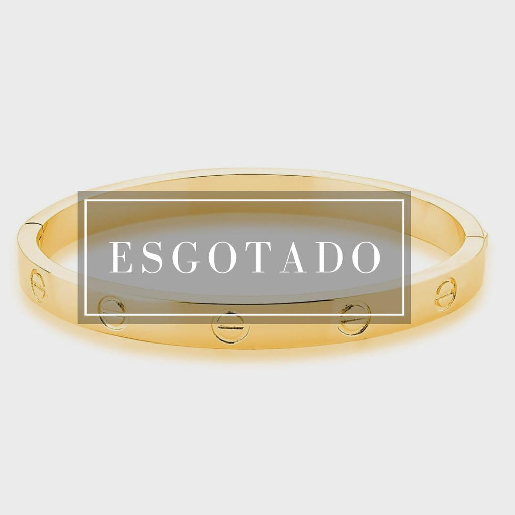 BRACELETE INSPIRAÇÃO DOURADO 7MM