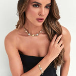 COLAR DUAS VOLTAS RETANGULAR E QUADRADA