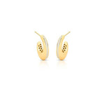 MEIA ARGOLA CURVA COM UMA FILEIRA DE ZIRCÔNIAS